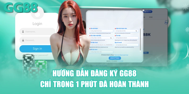 Hướng dẫn đăng ký GG88 chỉ trong 1 phút đã hoàn thành